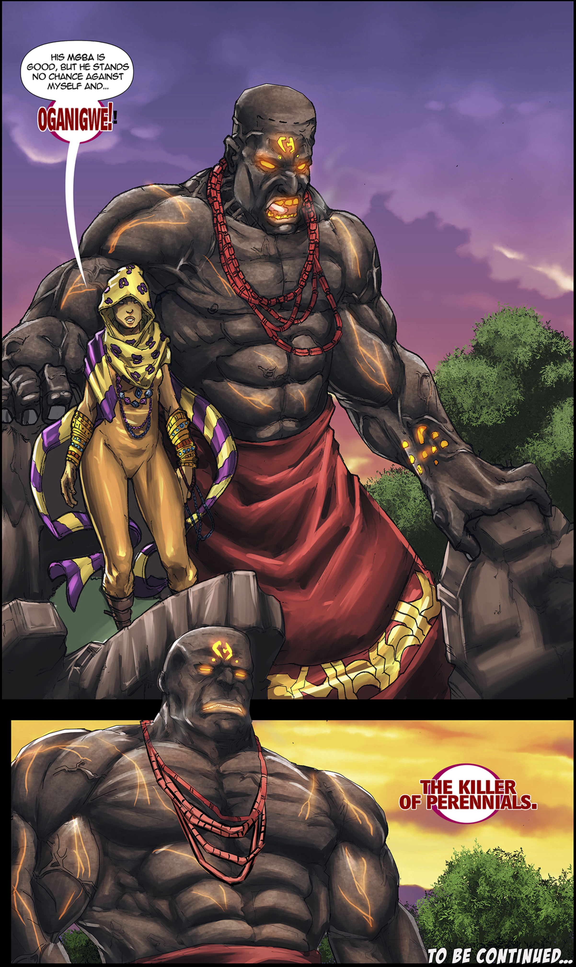 Oganigwe, Killer of Perennials in the African comic, Scion: Immortal