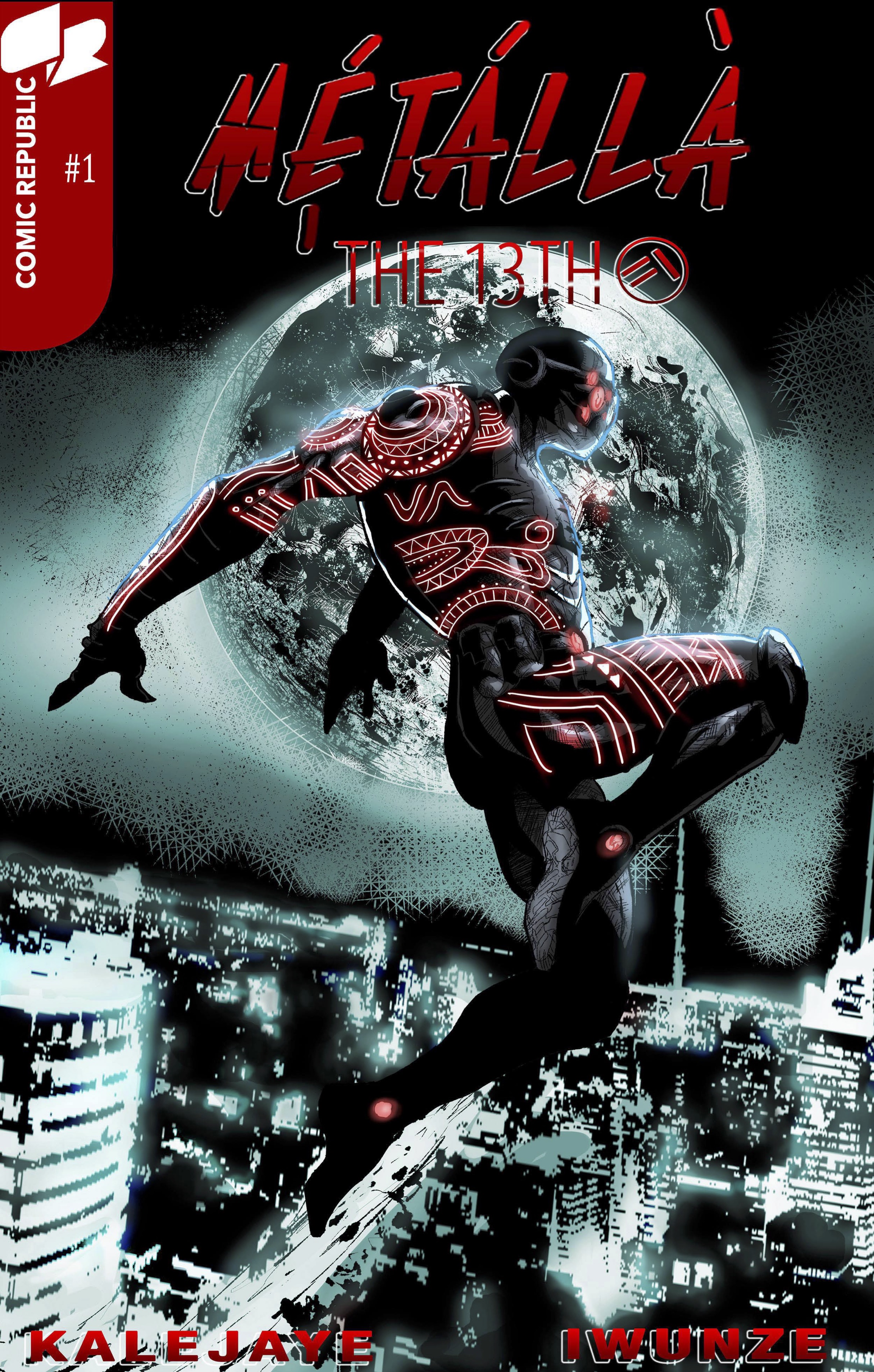 Metalla The 13th cover art by Oz Ezeogu for Comic Republic Media