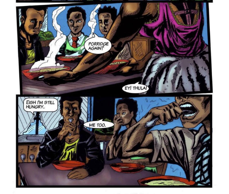Sample panel from Themba